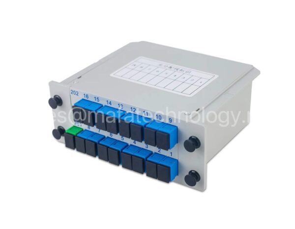 Cassete type LGX PLC splitter with SC PC Blue connector - Image 4