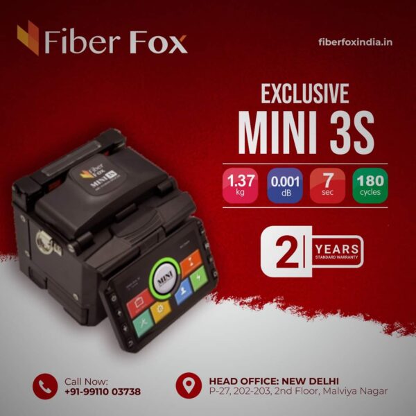 Fiberfox Mini3s Fusion Splicer Splicing Machine - Image 3