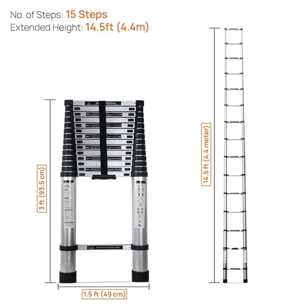 SINGLE TELESCOPIC LADDER (STRAIGHT) - Image 8