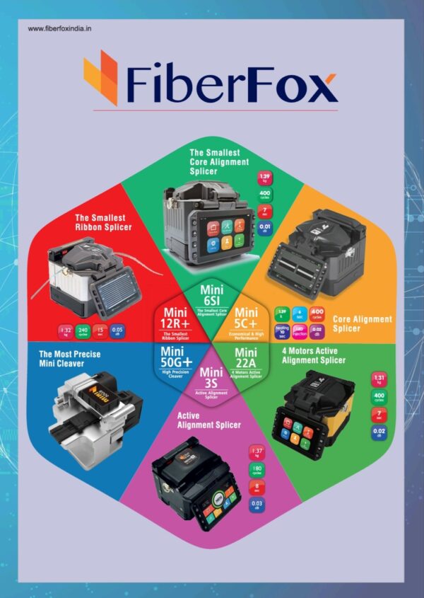 Fiberfox Mini5C+ Fusion Splicer Splicing Machine - Image 10