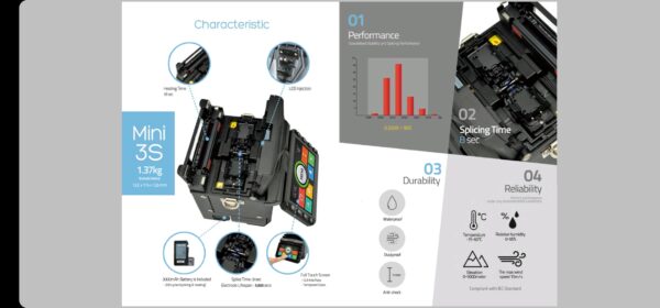 Fiberfox Mini3s Fusion Splicer Splicing Machine - Image 12