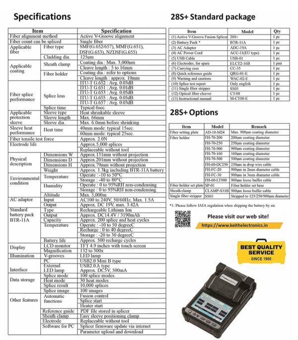 Fujikura 28s Fusion Splicer Splicing Machine (Discontinued) - Image 5