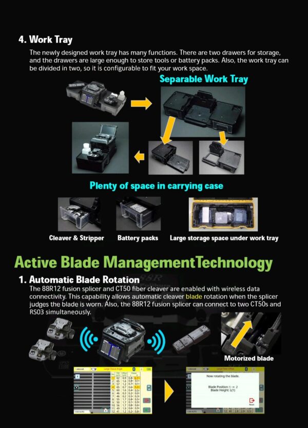 Fujikura 88R12 Ribbon Fiber Fusion Splicer Splicing Machine - Image 9