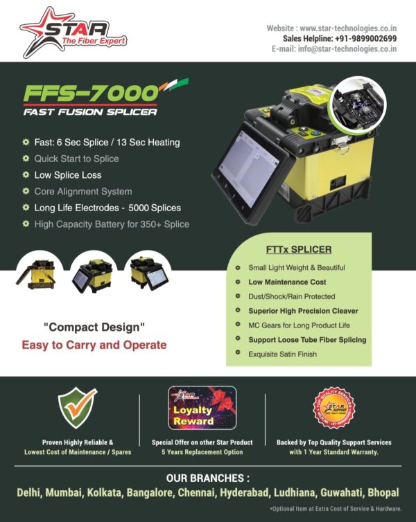 Star FFS 7000 Fusion Splicer Splicing Machine - Image 22