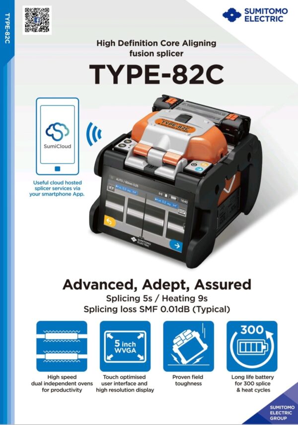 Sumitomo 82C Fusion Splicer Splicing Machine - Image 3