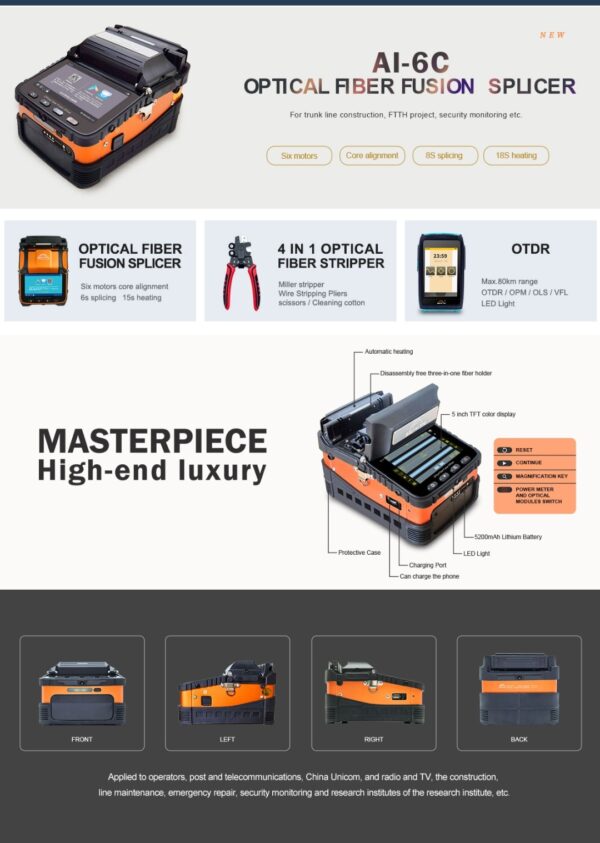 Signal Fire Ai6c Fusion Splicer Splicing Machine - Image 7