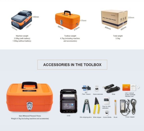 Signal Fire Ai6c Fusion Splicer Splicing Machine - Image 9