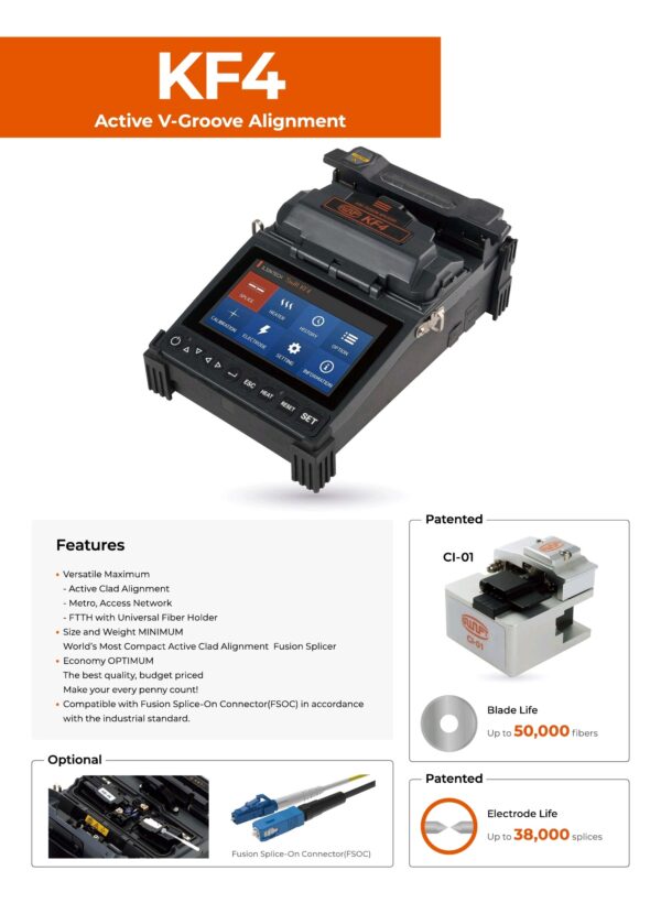 Swift KF4 Fusion Splicer Splicing Machine - Image 10