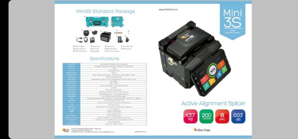 Fiberfox Mini3s Fusion Splicer Splicing Machine - Image 5