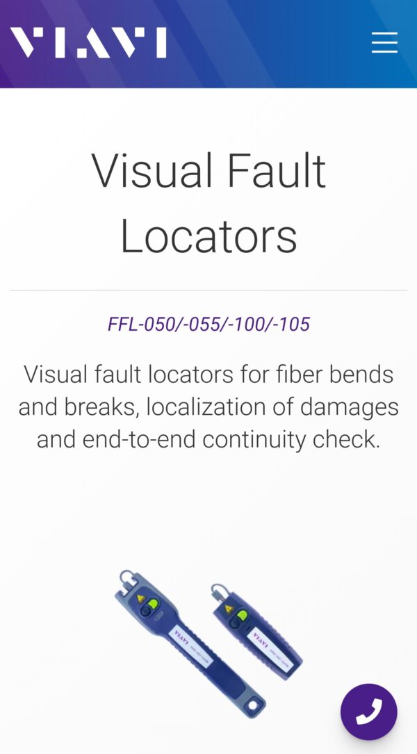 Viavi Visual Fault Locator FFL-50 - Image 3