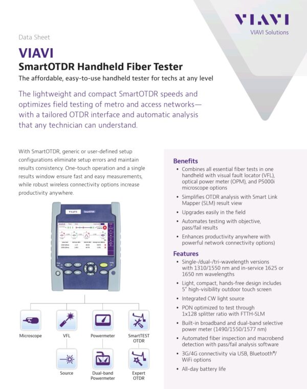 Viavi Smart OTDR 1310/1550nm 30db - Image 6