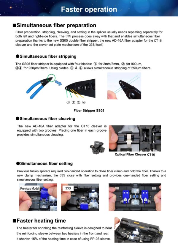 Fujikura 33S Fusion Splicer Splicing Machine - Image 6