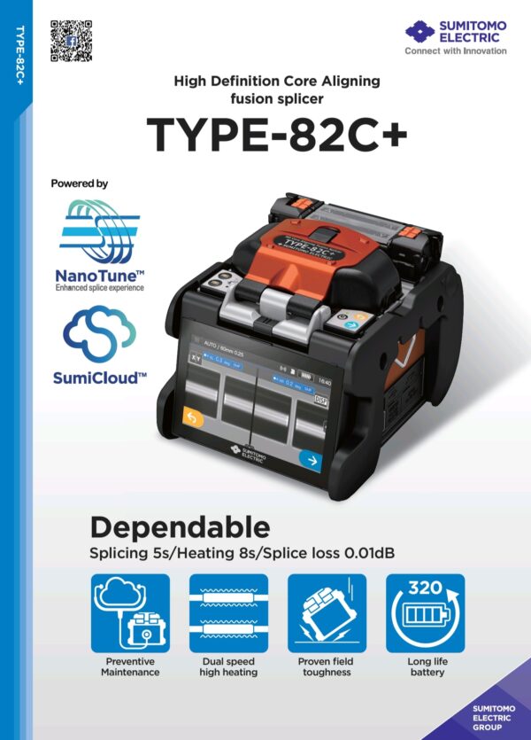 Sumitomo 82C Fusion Splicer Splicing Machine - Image 9