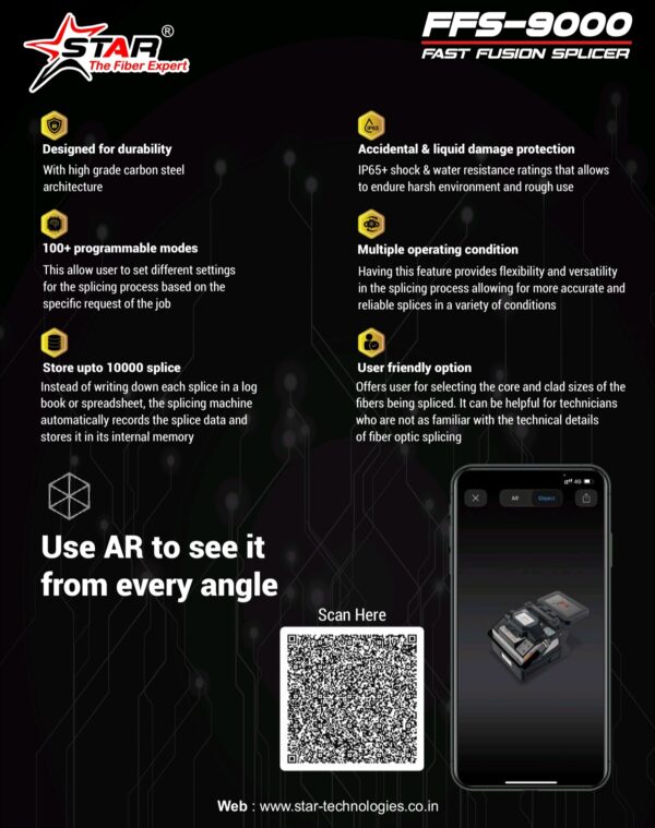Star FFS 9000 Fusion Splicer Splicing Machine - Image 4
