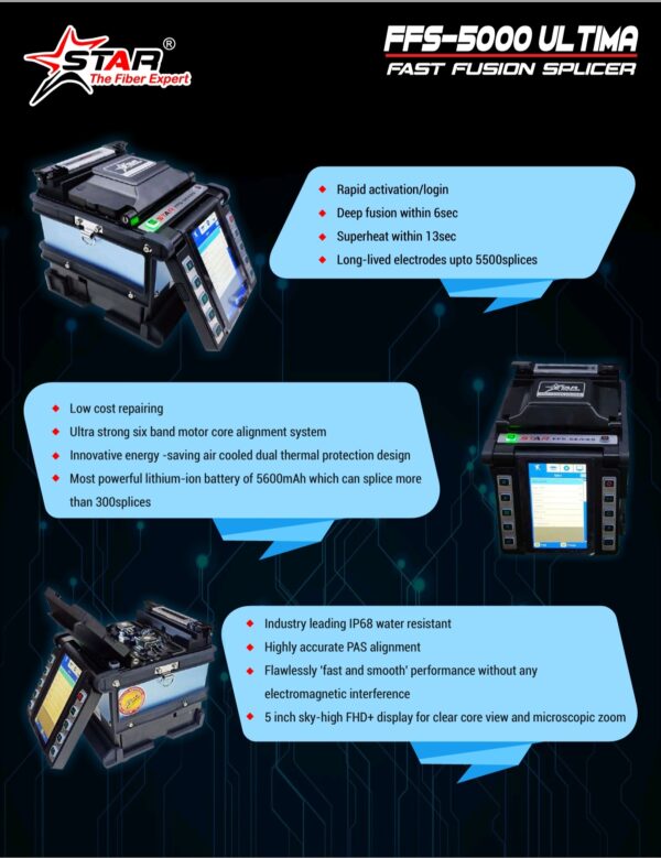 Star FFS 5000 Ultima Fusion Splicer Splicing Machine - Image 3