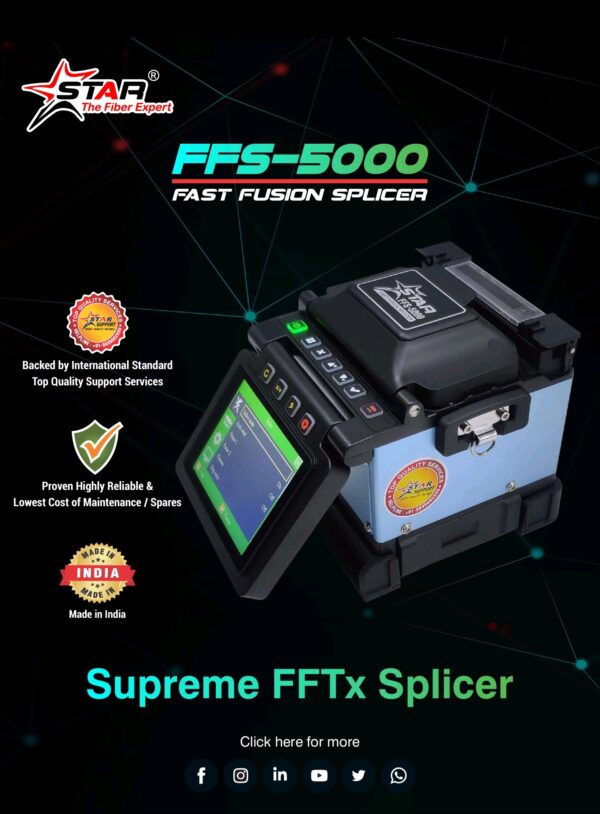 Star FFS 5000 Fusion Splicer Splicing Machine - Image 2