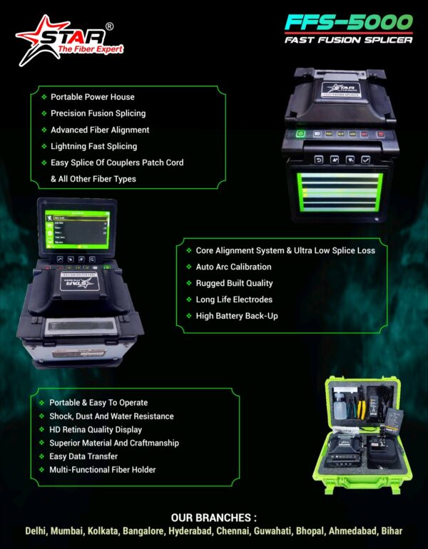 Star FFS 5000 Fusion Splicer Splicing Machine - Image 3