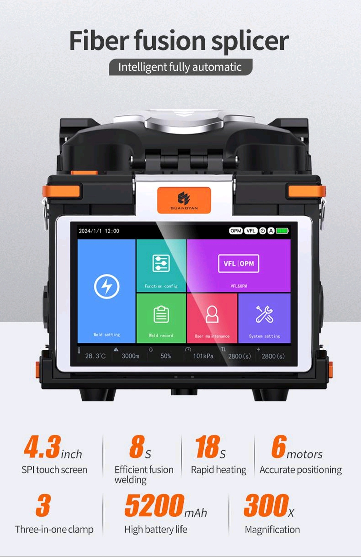 UC13 Fusion Splicer Splicing Machine