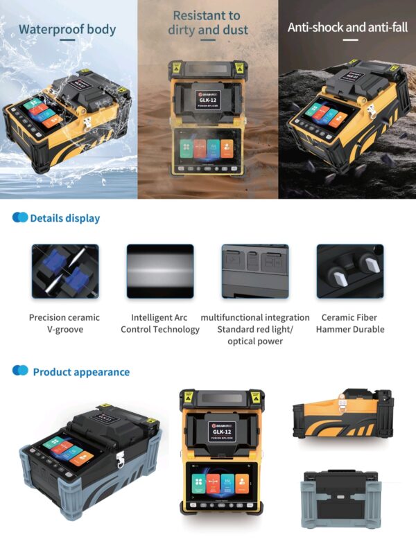 Grandlink GLK12 Fusion Splicer Splicing Machine - Image 4