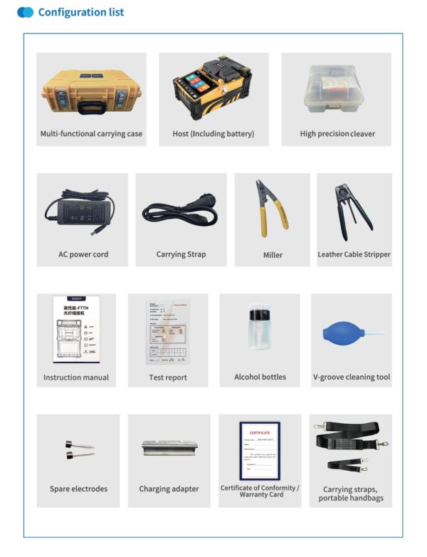 Grandlink GLK12 Fusion Splicer Splicing Machine - Image 6