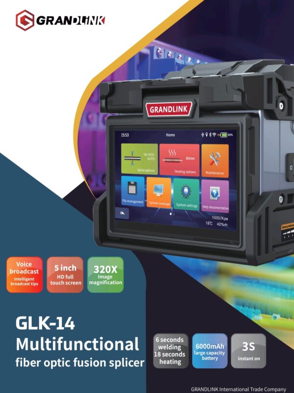 Grandlink GLK14 Fusion Splicer Splicing Machine - Image 2