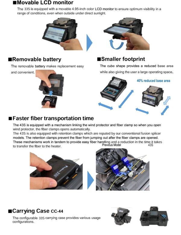 Fujikura 43S Fusion Splicer Splicing Machine - Image 5