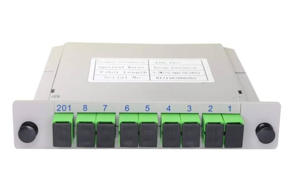 Cassete type LGX PLC splitter with SC APC Green connector - Image 19