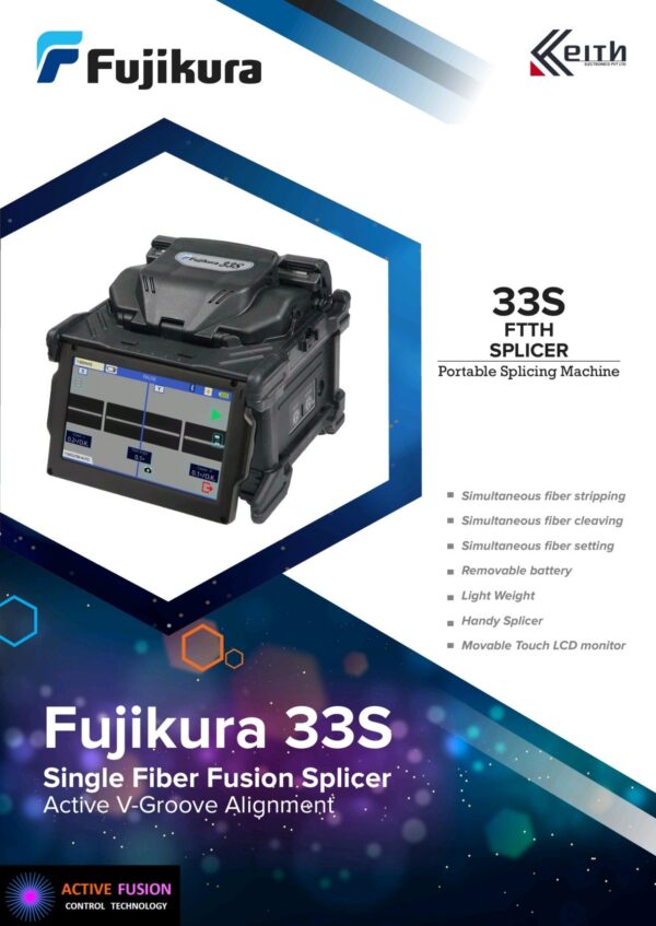 Fujikura 33S Fusion Splicer Splicing Machine - Image 4