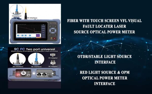 Techtest Mini TT4500 smart OTDR 26db - Image 22