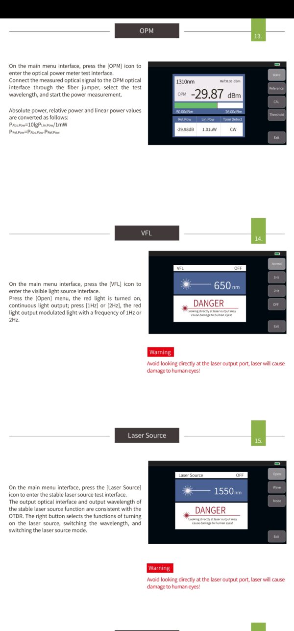 GRANDLINK Mini GLK4500 smart OTDR 26db - Image 13